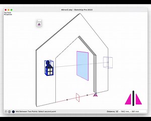 Mid Between two Points #CuricMirror2 | Curic