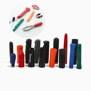 [Hot Item] Custom Plastic Handle Bar Grips/PVC DIP Molding Handle Grip/Soft PVC Rubber Handle Bar Grips for Gym Equipment