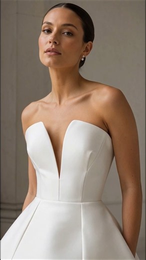 Wedding Dress — White Mini Red Overskirt Bridal Look | LÉONÉA Bridal No. 034