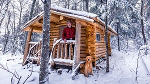 8.5M views · 136K reactions | A short video of me building my sauna bathhouse made of logs in the wilderness of Canada over the past year. | My Self Reliance | Facebook