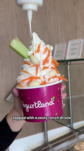 Garlic Ranch Frozen Yogurt from Yogurtland: New Flavor!
