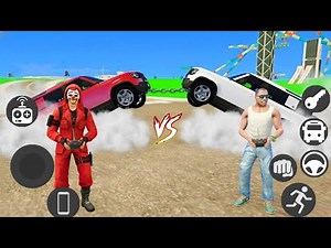 Franklin VS Red Criminal Tug Of War 💀🔥 | INDIAN BIKE DRIVING 3D