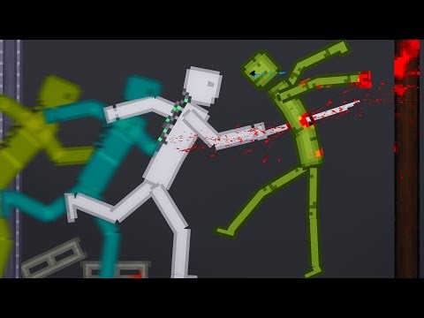 Cyber Implants Made Them Unstoppable Killing Machines (almost...) In People Playground