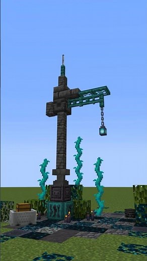 Minecraft | Lamp Post Design 1 | Tutorial #shorts