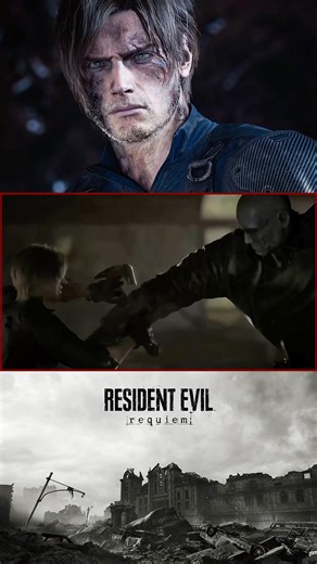 MR X Tyrant wins... Fatality | RE9 Requiem #shorts #residentevilrequiem #youtubeshorts