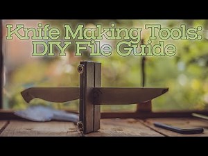 Knife Making Tools: DIY Carbide File Guide