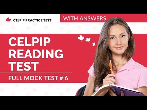 CELPIP Practice Reading Test with Answers Full Mock Test # 6 FINAL