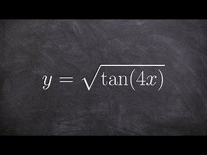 Taking the derivative with a square root and tangent