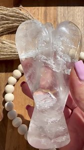 Guardian Angel Clear Quartz Angel | Hand Carved | From Brazil - Etsy