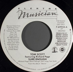 Tom Scott - Sure Enough