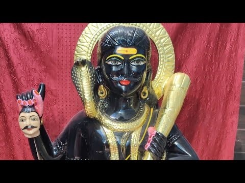 Baba Bheru Nath Ji Black Marble Statue भैरव बाबा मार्बल मूर्ति #bhairav #bhairavnath #भैरवनाथ #भैरव