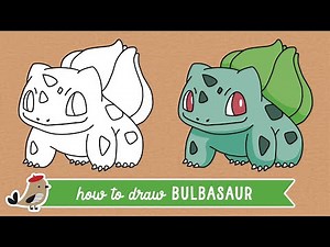 How To Draw Bulbasaur From Pokemon | Easy Drawing For Kids