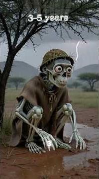 🔥I Lived My Entire Life as an Australopithecus (3 Million Years Ago)😱🌍 #anatomy #history