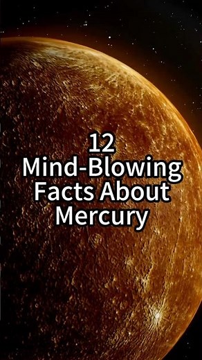 12 Mind-Blowing Facts About Mercury #science #mercury #planets