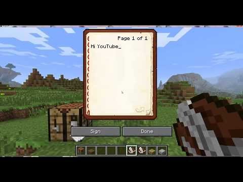 How To Make Editable Books Minecraft