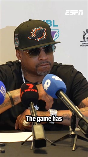 One man, two letters.... A.I. Allen Iverson is in Perth for HoopsFest! Watch every game of the NBL LIVE on ESPN on Disney | ESPN Australia / NZ