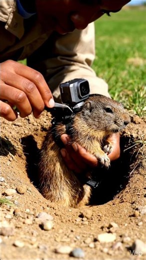 Underground POV: Pocket Gopher Tunnel Life | Real Burrow Camera Footage.PocketGopher #UndergroundPOV