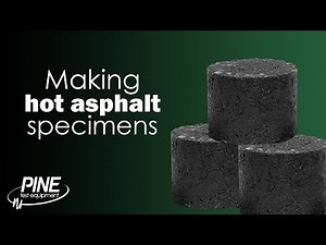 Making hot asphalt specimens with the G2 Gyratory Compactor