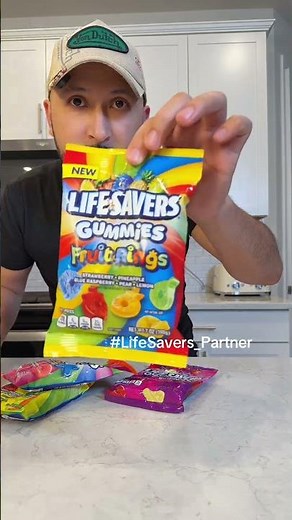 These gummies are so delicious and perfect balance of fruit taste Life Savers #gummies
