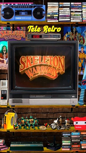 Skeleton Warriors. Acompaña a los valientes héroes en su lucha contra los malvados Skeletor y Baron Dark, quienes buscan conquistar el reino de Luminaire y desatar el poder de los Crystal Skulls. Con magia, espadas y misterio, esta serie nos mantuvo al borde de nuestros asientos mientras los protagonistas enfrentaban desafíos oscuros y emocionantes. . #SkeletonWarriors #ClásicosAnimados #nostalgia #animación #60s #70s #80s #90s #retro #teleretro #anime #toons | teleretrocol