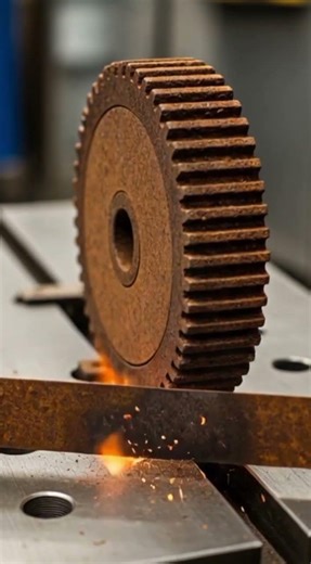 Laser Rust Removal: Restoring Old Steel Gears