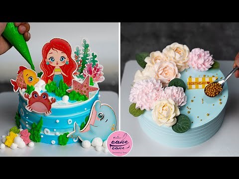 Funny Cake Decorating Tutorials For 3-years-old Girls | How To Make A Cake For Birthday