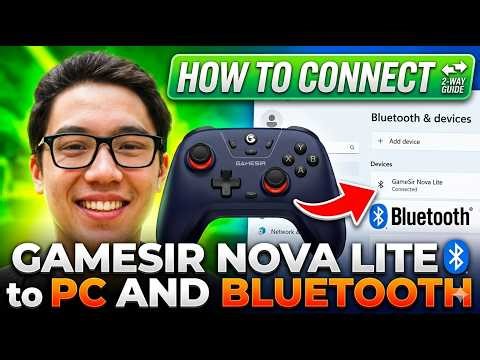 How To Connect GameSir Nova Lite To PC | Bluetooth & USB Guide 2026