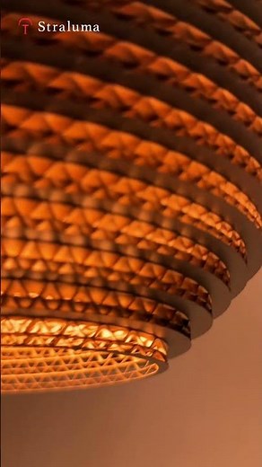 Hanglamp Carta Trendy Deens Ovaal 6L – organisch design van karton