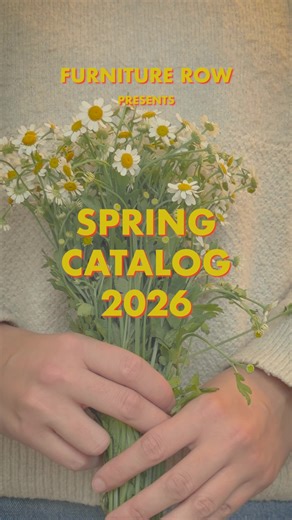 If Wes Anderson directed our Spring Catalog Shoot 🎬 Bright palettes. Perfect symmetry. Furniture that feels spring-y fresh. Every frame finds its balance — just like home should 🌷🏡 Look for our Spring Catalog in your mailbox 👀 ➡️ Not on our Email & Subscription List? No sweat. Click the link in bio to SIGN UP and stay connected with the latest sales, trends, and newest products #FurnitureRow #SpringCatalog #WesAndersonTrend #BehindTheScenes