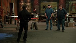 Bladesmiths face an intricate challenge as they craft a 9–13 inch canister Damascus blade, filling their canisters with metals and materials from the table—and designing a custom handle from scratch. #ForgedInFire | Forged In Fire