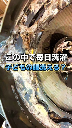 洗濯機の まじん on Instagram: "@sentaku.majin ←洗濯機クリーニング🫧 知らないなんて恐ろしい🥺🥺‼️ 毎日この中で洗濯してた...😭 今年も沢山の洗濯機を ピカピカにさせていただきます💪🏻✨ 🫧無料分解診断📝実施中🫧 一度お気軽に相談下さい！ 公式LINE追加でお得なクーポン配布中です⭐️ #洗濯機 #洗濯機掃除 #洗濯槽掃除 #洗濯機クリーニング #洗濯槽クリーナー"