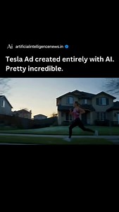 53K views · 3.8K reactions | Tesla Ad created entirely with AI | Artificial Intelligence News | Facebook