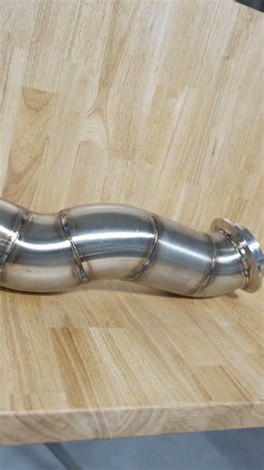 4g Downpipe and intercooler pipe fabbed out ready to head out the door🔥 #fabrication #cms #diesel