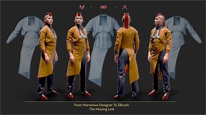 From Marvelous Designer To ZBrush: The Missing Link