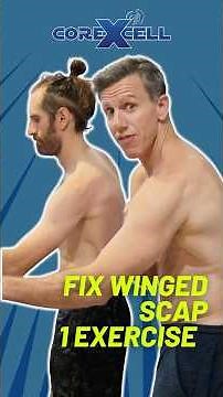 Fix Winged Scapula with ONE Exercise 🔥