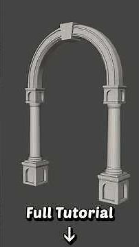 Modelling an Arch in Blender #blender #tutorial #3dgamedevelopment