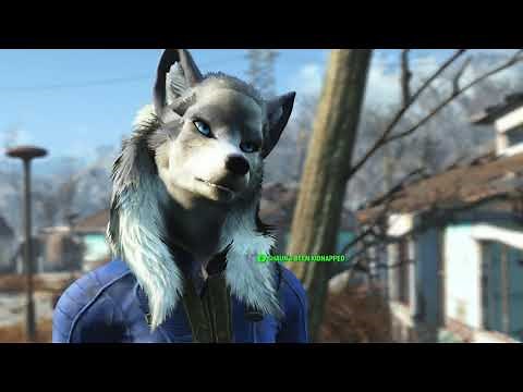 Fallout 4 - Lupine (Wolf) Race Mod!!!