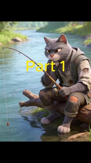 Cat caught a Dragon 🐉 -part 1#funnycat #aivideo #funny #foryoupage #aitok