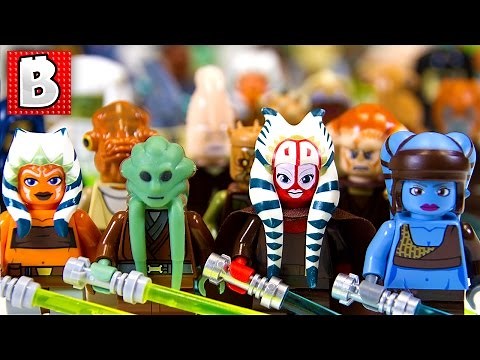 Every Lego Jedi Minifigure Ever!!! 127 Minifigs in total!!! | Collection Review