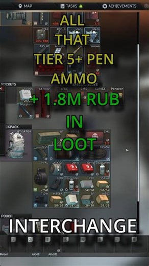 Interchange Raid Loot Is Actually Insane 😳 #escapefromtarkov #escapefromtarkovbeginnersguide