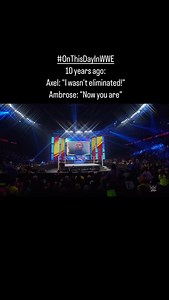 Did you spot Curtis Axel popping back on Twitter to claim he was never out of the 2015 Royal Rumble? Well, coincidentally 10 years ago today... “Don’t turn the channel ‘cause I’ve got something I want to say: I was never eliminated from the Royal Rumble match!”- Axel “I’m thinking of changing the channel” - JBL “Now you’re eliminated” - Dean Ambrose, dumping him over the top rope #OnThisDayInWWE | On This Day in WWE