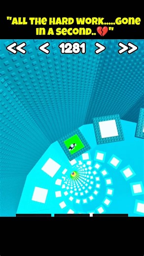 1281 stairs hardwork💔 vs 1 mistake❌ #roblox #shorts #hymnfortheweekend