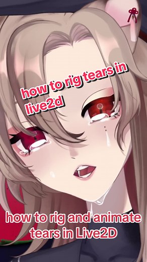 quick and easy animated crying rigging tutorial! :) #live2d #live2dcubism #live2dtutorial #live2dtips #vtuber #art #artistsoftiktok