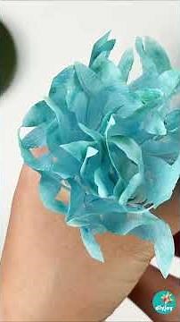 Hydrangea Coffee Filter Flowers | DIY paper flowers tutorial #papercraft #easycrafts #paperflower