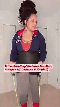 Mini Stepping Workout Using Resistance Bands | How To Use Resistance Bands On Mini Stepper
