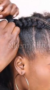 42K views · 599 reactions | Beautiful two braid hairstyle | Nkemjeffrey | Facebook