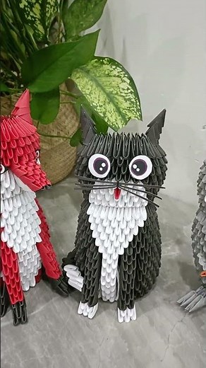 Tutorial 3d Origami - Nghệ thuật xếp giấy Origami 3D ♥️ #origami3d #origami #diy #handmade #paper