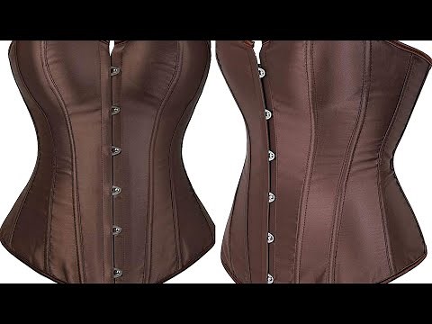 How to DRAFT and CUT a Victorian Corset with Front Busk