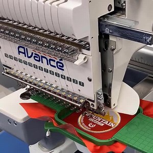 Create custom caps & more with the Avancé 15 Needle Embroidery Machine This isn't your craft store hobby embroidery machine, it's so much more! Huge embroidery area - 22" x 14" - 15 Colors The Avancé features: - Full color touch screen controls - Wifi load designs - On-board lettering tools - Wide cap frame for large hat designs - Laser pointer and light built in - Custom embroidery machine stand What can you embroider with your new Avancé? - Flat brim caps, snapbacks, baseball hats - Towels - G