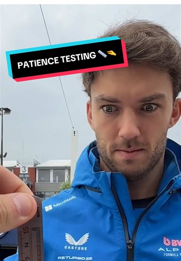 Waiting for the Drop: A Patience Test in F1